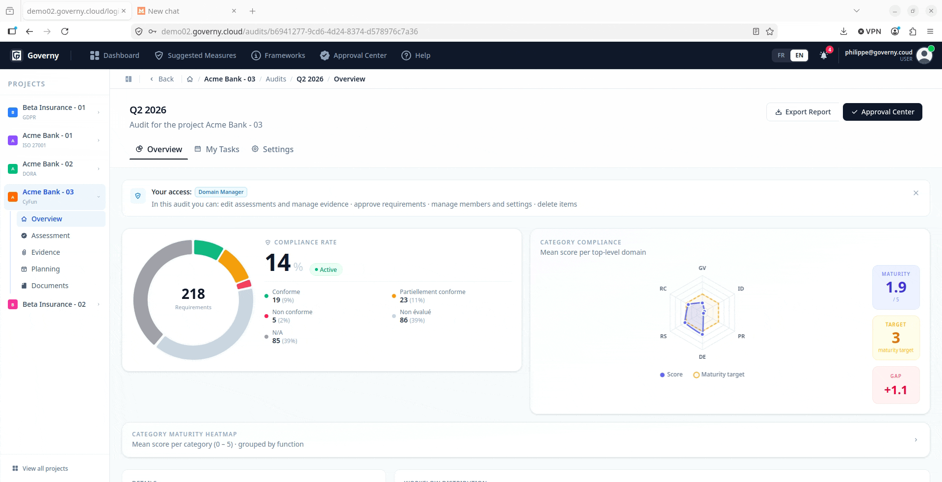 Audit approval center demo